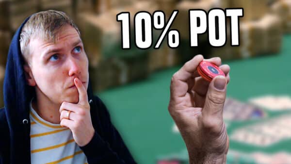 when to bet small