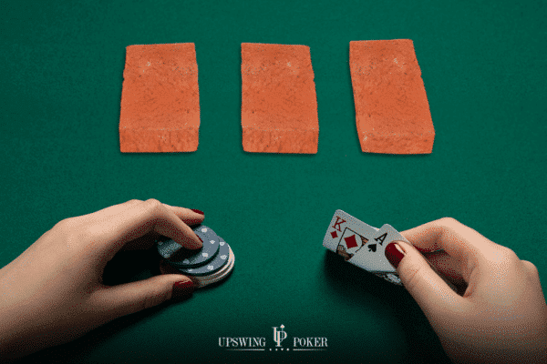 ace king on a brick flop