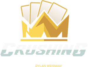 Crushing PLO Tournaments logo white translucent