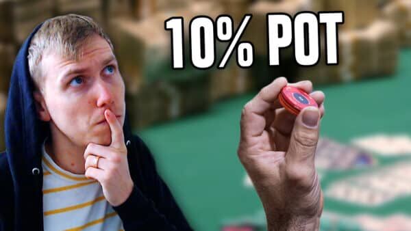 when to bet small