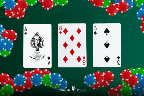 ace high flops 3-bet pots