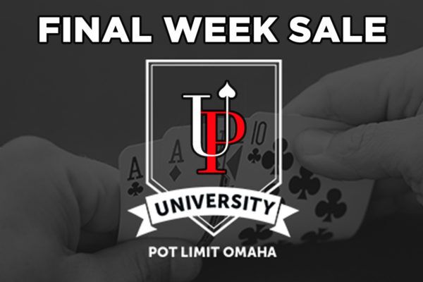 pot limit omaha university final week sale