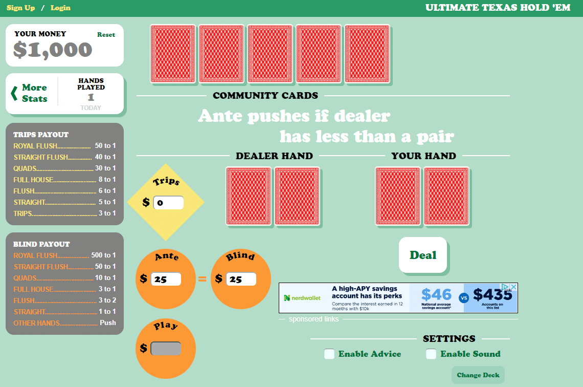 What is Ultimate Texas Hold'em? Rules & Basic Strategy