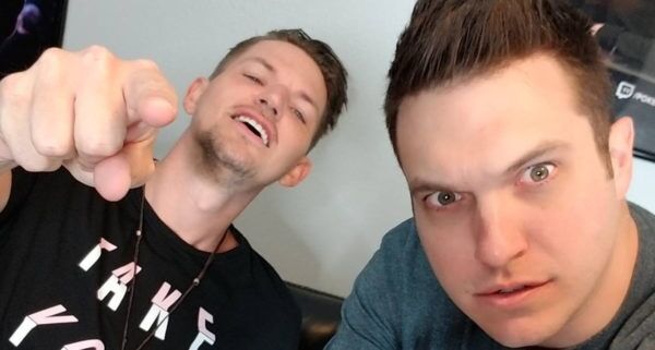 Joey Ingram and Doug Polk pose September 2017