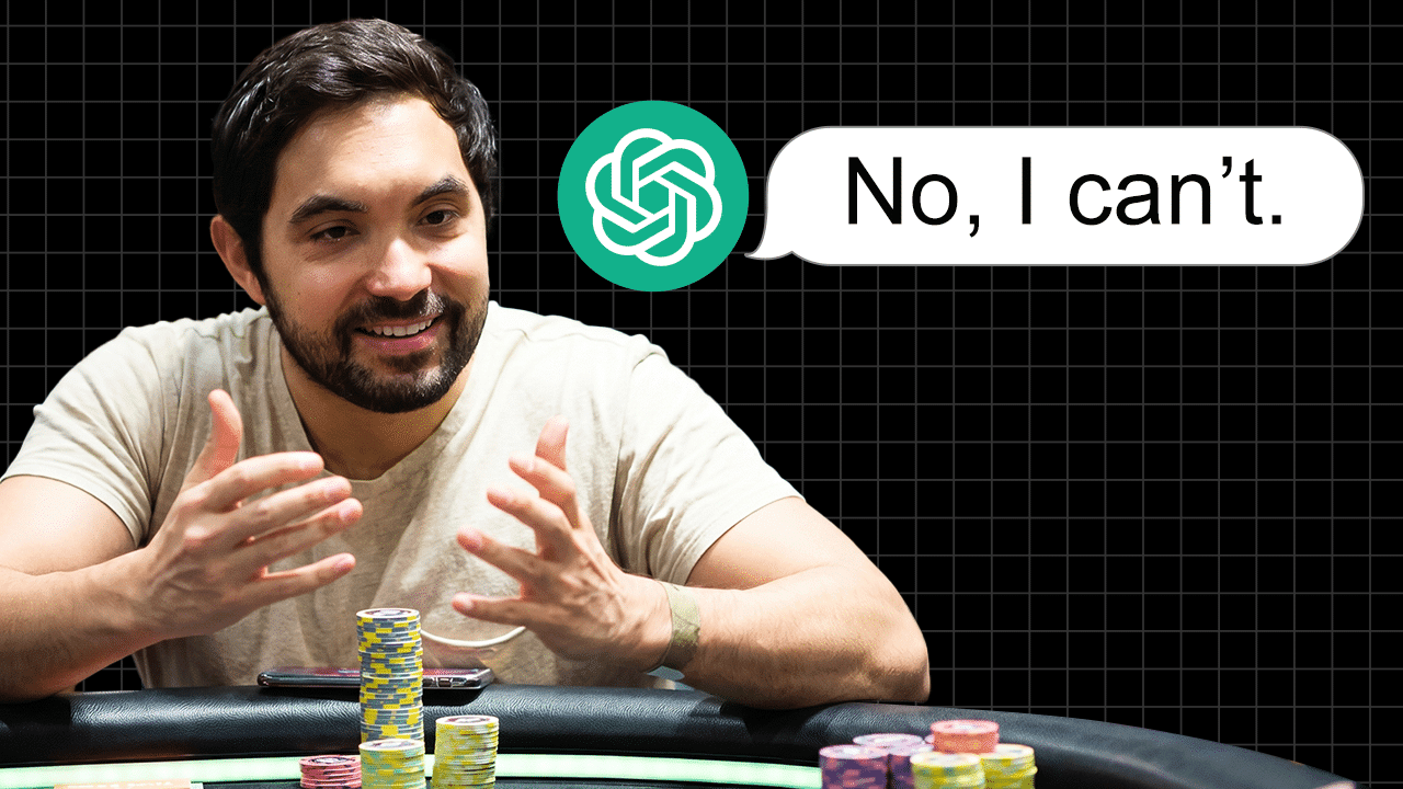 Poker pro analyzes ChatGPT poker advice.