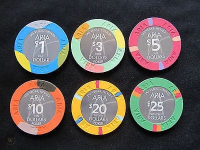Aria poker chip values