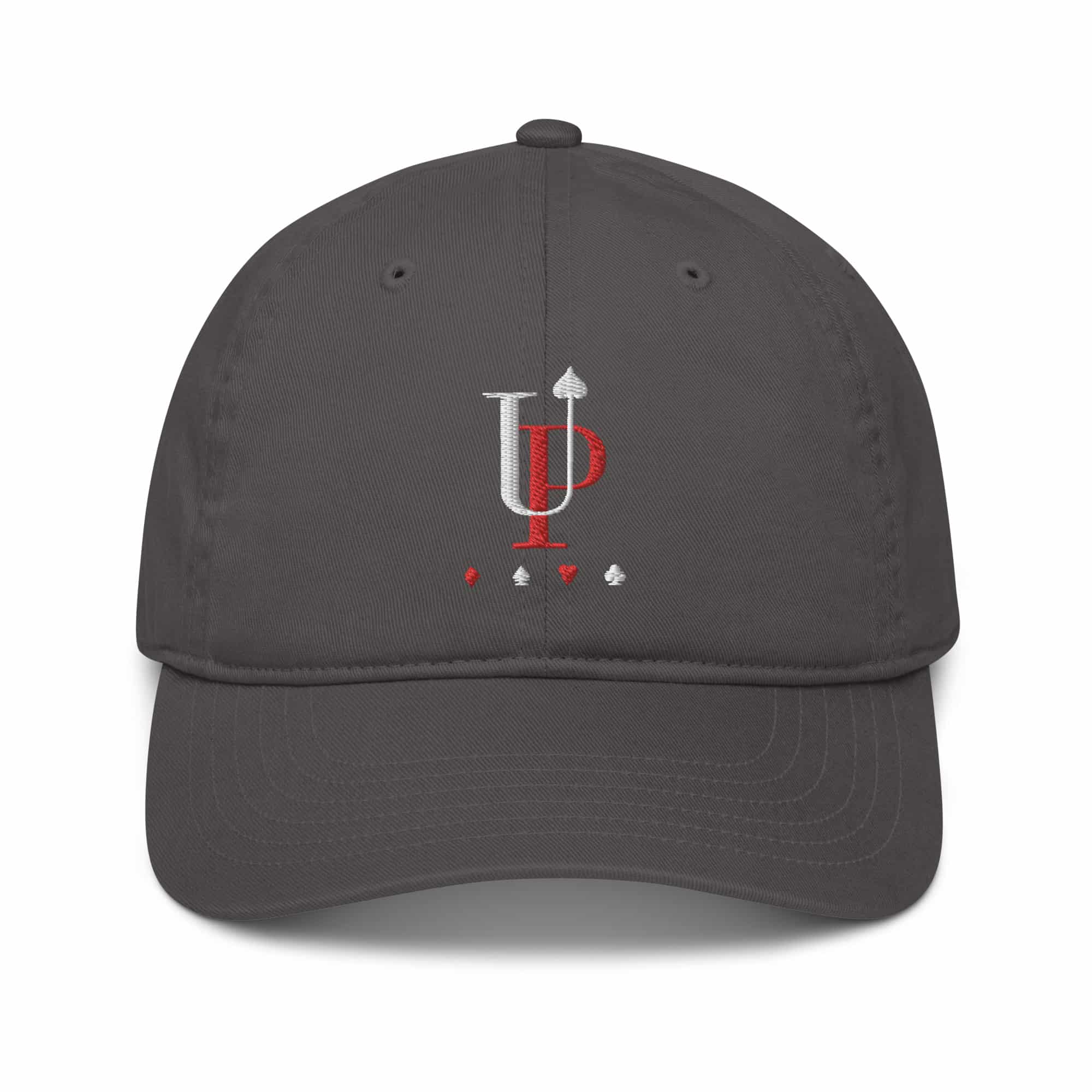 White & Red UP Hat - Image 3