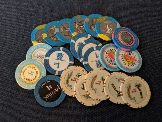 Poker chip values